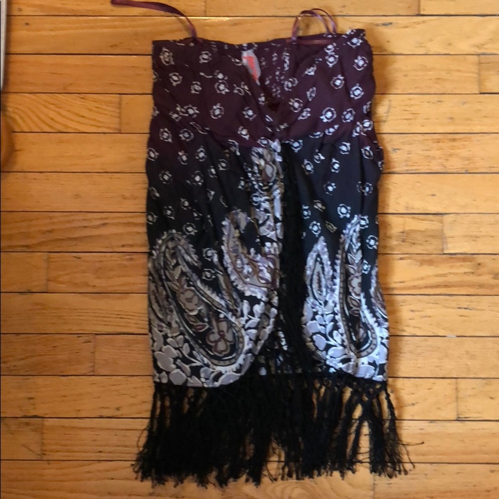 Free people strapless top